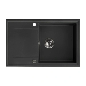 Granitna sudopera Valterra NIKO 780 crna boja 780x500 mm