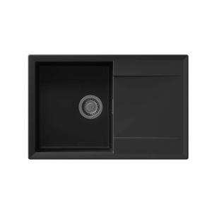 Set Granitna sudopera Florentina Tivoli 740 sa zlatnom slavinom  - Img 2