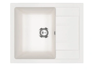 Bela Granitna sudopera Ulgran U607 – 65×50×20 cm