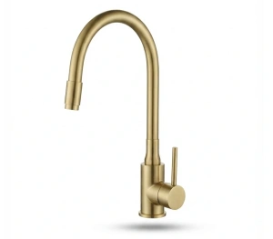 Set Valterra NIKO 570 –Crna granitna sudopera sa tackicama i zlatna kuhinjska slavina sa fleksibilnim crevom + Besplatan sifon + Besplatna dostava - Img 3