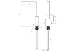 Slavina Sandonna Nera boja INOX - Img 3