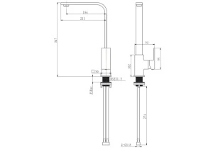 Slavina Sandonna Nera boja INOX - Img 3