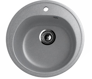 Granitna sudopera Ulgran U101 – Siva, prečnika 50 cm