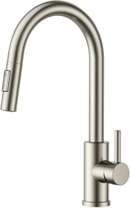Premium kuhinjska tuš česma/slavina – bruseni inox sa izvlačnim tušem