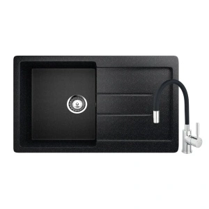 Set: Granitna sudopera Ulgran U507 + slavina Flexy CM Super