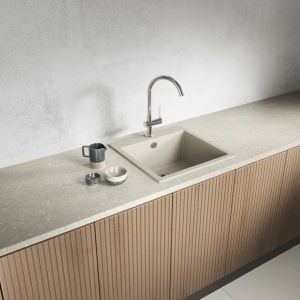 Granitna sudopera Valterra NIKO 490 u Bez boji 49x49 cm - Img 2