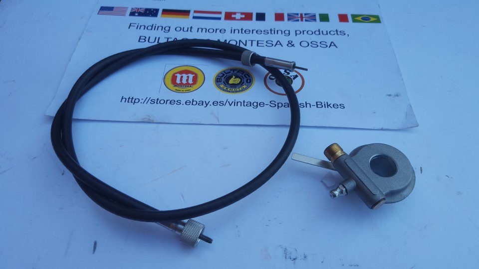 thumbnail image 2 of Bultaco Alpina Speedometer Cable – Remanufactured Vintage Part (Made In Spain) 2 of 5