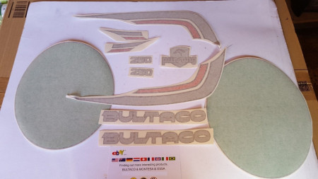 BULTACO PURSANG KIT DECALS PURSANG MK11 MODEL 192 AND MODEL 193 KIT DECALS BULTACO PURSANG - Img 4