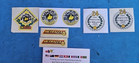 DECALS BULTACO METRALLA MK2 DECALS FOR BULTACO METRALLA MK2 250cc - Img 2