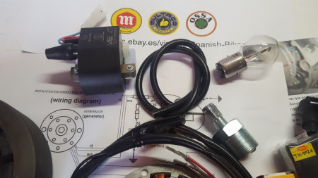 OSSA ENDURO ELECTRONIC IGNITION 12v KIT PARTS NEW OSSA ENDURO ELECTRONIC IGNITION - Img 6