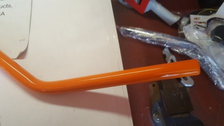 OSSA TR 80 HANDLEBAR OSSA TR 80 OSSA TRIAL OSSA 250 HANDLEBARS TRIAL TR ORANGE HANDLEBARS - Img 8