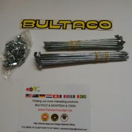 BULTACO CHISPA SPOKES AND NIPLES KIT NEW