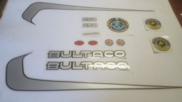 BULTACO SHERPA T DECALS KIT FULL BIKE MODEL SHERPA T BULTACO DECALS KIT