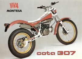 MONTESA COTA 307 SET FENDERS FRONT AND REAR MUDDGUARDS COTA 307 - Img 4