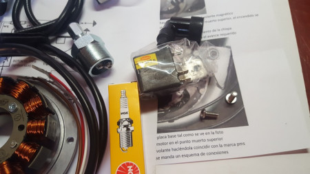 OSSA DESERT ELECTRONIC IGNITION 12v KIT PARTS NEW OSSA DESERT FUEGO ELECTRONIC IGNITION - Img 5