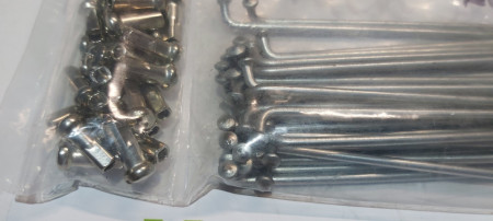 SET OF SPOKES AND NIPLES OSSA MICK ANDREWS OSSA MAR SPOKES KIT OSSA EXPLORER - Img 3