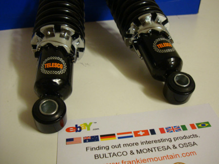 SHOCKS BULTACO PURSANG NEW PAIR OF SHOCKS ABSORVER BULTACO PURSANG MK6 &amp; PURSANG MK 7 SHOCKS - Img 3