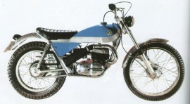 BULTACO ALPINA 85 FRONT PIPE EXHAUST NEW + NUT CTLINDER