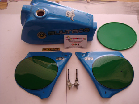 BULTACO PURSANG MK9 GAS TANK AND SIDE PANELS BULTACO PURSANG MK9 - Img 6