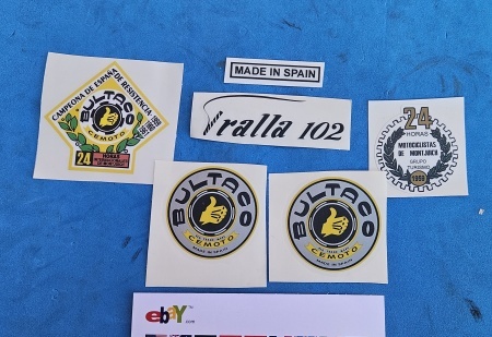 DECALS BULTACO TRALLA 102 DECALS FOR BULTACO TRALLA 102 - Img 2