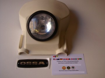 OSSA DESERT HEADLIGHT NEW OSSA DESERT FUEGO HEADLIGHT + MASK OSSA HEADLIGHT DESERT FUEGO