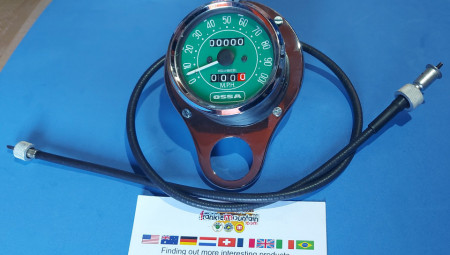 OSSA ENDURO SPEEDOMETER+ SUPPORT + CABLE NEW OSSA PIONEER SPEEDOMER KIT OSSA REAR LIGHT - Img 4