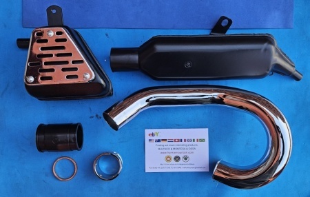 BULTACO ALPINA 85 FULL LINE EXHAUST NEW - Img 7