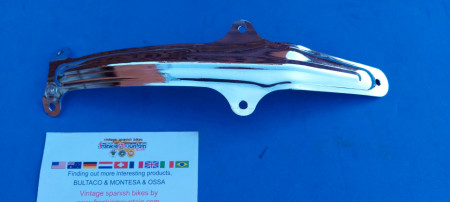 GENUINE STYLE CHROME BULTACO FRONT MUDGUARD STAY MOUNT BRACKET BULTACO
