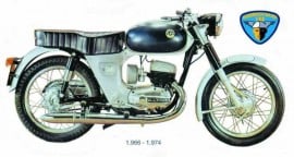 BULTACO MERCURIO PIPE EXHAUST + NUT CYLINDER MERCURIO 9-22-155 - Img 6