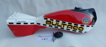 BULTACO SHERPA PETROL TANK ASTRO STYLE NEW BULTACO SHERPA KIT CAMPEON GAS TANK BODY PART NEW BULTACO SHERPA KIT CAMPEON - Img 4