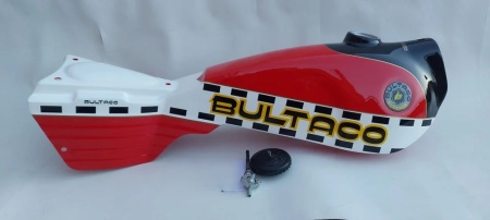 BULTACO SHERPA PETROL TANK ASTRO STYLE NEW BULTACO SHERPA KIT CAMPEON GAS TANK BODY PART NEW BULTACO SHERPA KIT CAMPEON - Img 12