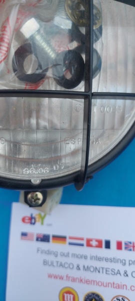 HEADLIGHT MONTESA COTA 349 ULF KARSON PHARE MONTESA COTA 349 HEADLIGHT MASK MONTESA COTA 123 - Img 7
