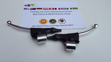 BULTACO LEVERS CLUTHC AND BRAKE + DUST COVERS NEW BULTACO LEVERS + DUST COVERSCAP BULTACO LEVERS - Img 2