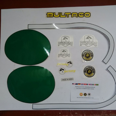 BULTACO PURSANG MK8 KIT DECALS MODEL - Img 3