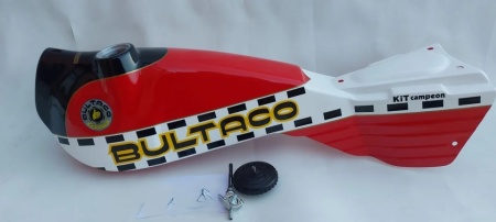 BULTACO SHERPA PETROL TANK ASTRO STYLE NEW BULTACO SHERPA KIT CAMPEON GAS TANK BODY PART NEW BULTACO SHERPA KIT CAMPEON - Img 9