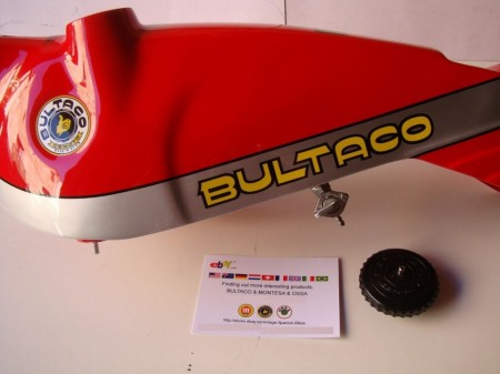 BULTACO SHERPA PETROL TANK NEW BULTACO SHERPA KIT CAMPEON GAS TANK BODY PART NEW BULTACO SHERPA KIT CAMPEON - Img 3