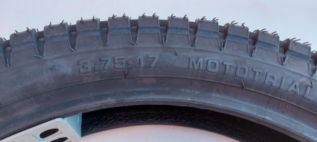 BULTACO SHERPA REAR TYRE TRIAL 3.75X17 NEW TRIAL TIRE BULTACO SHERPA FRONTERA - Img 6