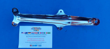 GENUINE STYLE CHROME BULTACO FRONT MUDGUARD STAY MOUNT BRACKET BULTACO - Img 4