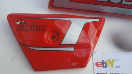 BULTACO ALPINA 188 GAS TANK AND SIDE PANELS NEW BULTACO ALPINA 188 SET BODY PARTS FULL BIKE NEW - Img 8