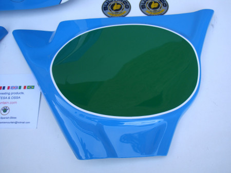 BULTACO PURSANG MK7 GASTANK AND SIDE PANELS MODEL 120 BULTACO PURSANG GAS TANK NEW - Img 4