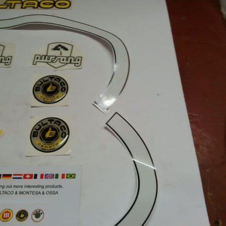 BULTACO PURSANG MK8 KIT DECALS MODEL - Img 4