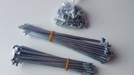 OSSA MICK ANDREWS SPOKES & NUTS KIT F/R WHEEL NEW OSSA MAR NEW SPOKES AND NUTS OSSA BOX SPOKES NEW OSSA MICK ANDREWS SPOKES AND NIPLES