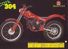 MONTESA COTA 304 SET FENDERS FRONT AND REAR MUDDGUARDS COTA 307 - Img 4