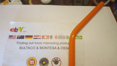 OSSA TR 80 HANDLEBAR OSSA TR 80 OSSA TRIAL OSSA 250 HANDLEBARS TRIAL TR ORANGE HANDLEBARS - Img 5
