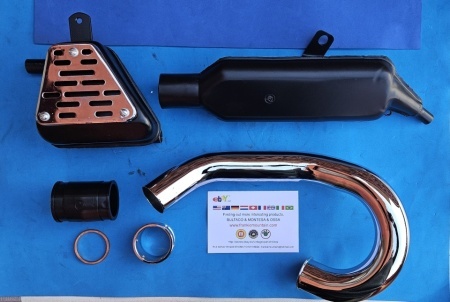 BULTACO ALPINA 85 FULL LINE EXHAUST NEW - Img 3