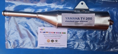 exhaust silencer yamaha TY 175 - 250 - Img 6