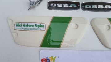 OSSA MICK ANDREWS SIDE PANELS KIT NEW OSSA MAR SIDE PANELS OSSA SIDE PANEL NEW