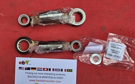 CONNECTING ROD OSSA YANKEE 500 CONROD OSSA YANKEE 500 Z OSSA YANKEE ROD SET Bielles moteur Ossa Yankee 500 - Img 3