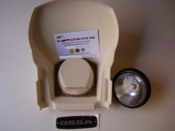 OSSA DESERT HEADLIGHT NEW OSSA DESERT FUEGO HEADLIGHT + MASK OSSA HEADLIGHT DESERT FUEGO - Img 5