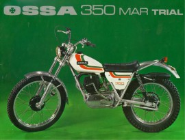 OSSA MICK ANDREWS HANDLEBAR ALLOY CHROME NEW OSSA MAR ALLOY HANDLEBAR CHROME OSSA MICK ANDREWS TRIAL HANDLEBAR - Img 2